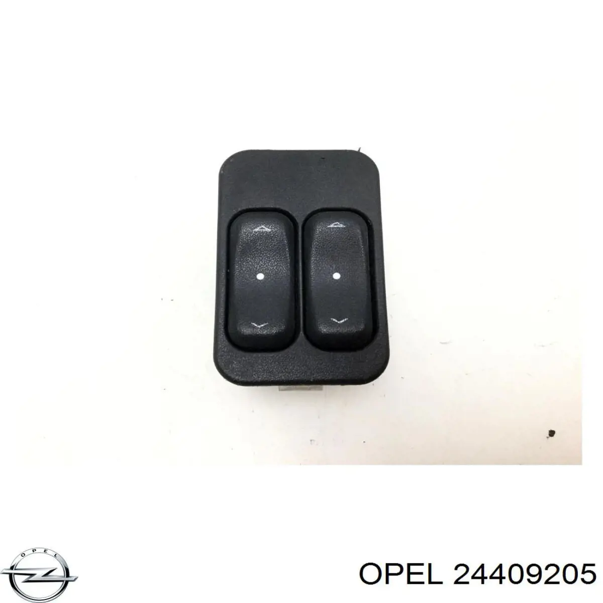 Panel przyciskowy sterowania podnośnikiem szyby przedni lewy 24409205 Opel