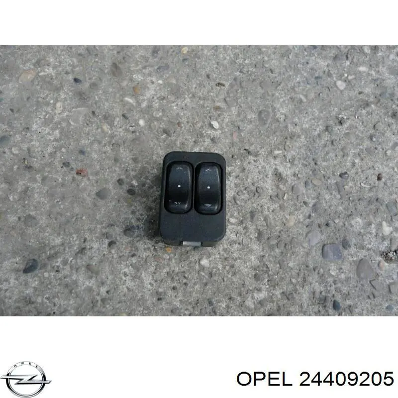 24409205 Opel Panel przyciskowy sterowania podnośnikiem szyby przedni lewy