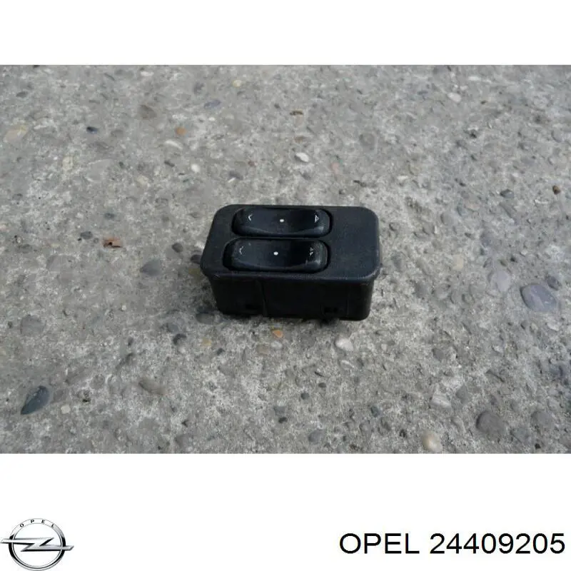 24409205 Opel Panel przyciskowy sterowania podnośnikiem szyby przedni lewy