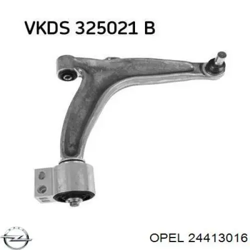 Wahacz zawieszenia przedniego dolny prawy Opel 24413016 cena, od 73,21 USD