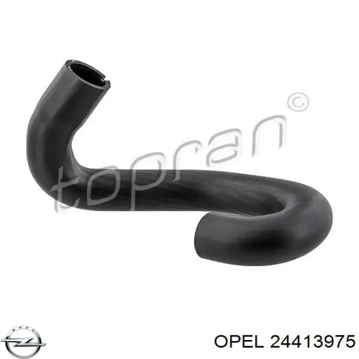 Przewód (króciec) chłodnicy górny 24413975 Opel