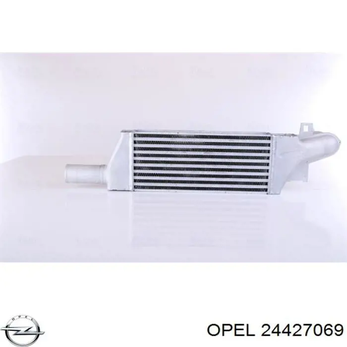 Chłodnica intercoolera Opel 24427069 cena, od 61,29 USD