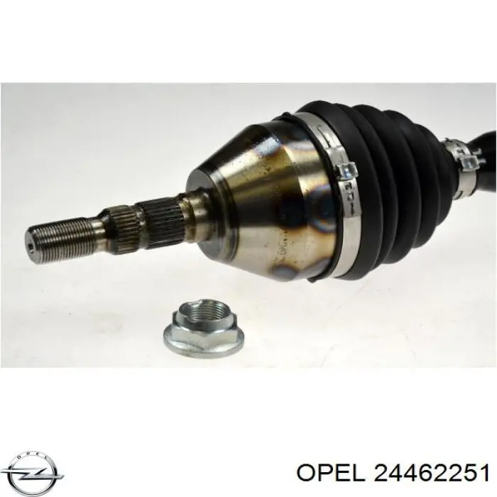 24462251 Opel Półoś napędowa przednia lewa
