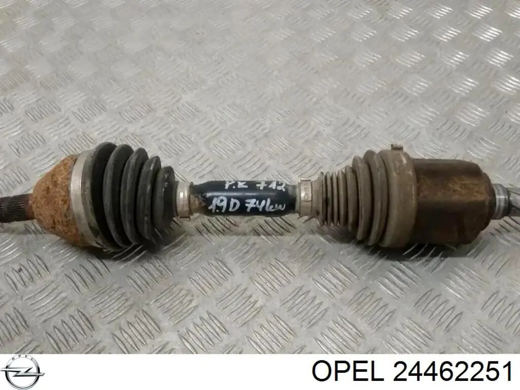 Do koszyka 24462251 Opel Półoś napędowa przednia lewa
