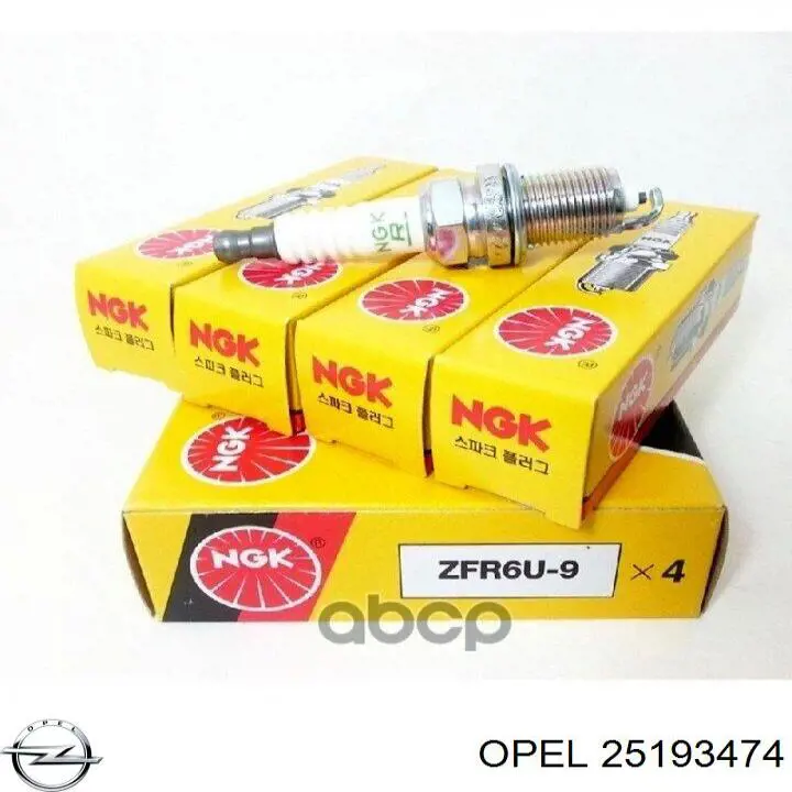 Świeca zapłonowa 25193474 Opel