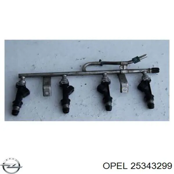 Wtryskiwacz paliwa Opel 25343299