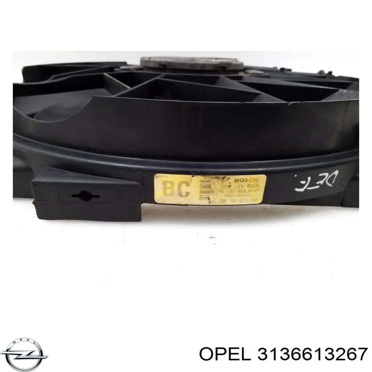 Dyfuzor chłodnicy, w komplecie z silnikiem i wirnikiem Opel 3136613267 cena, od 47,67 USD