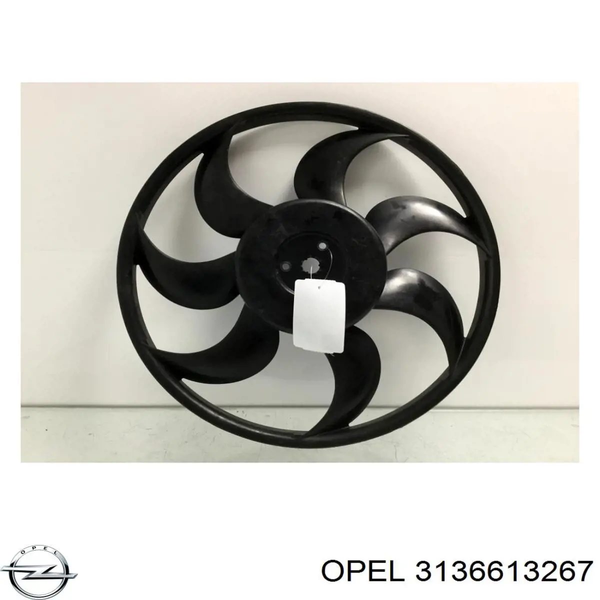 3136613267 Opel Dyfuzor chłodnicy, w komplecie z silnikiem i wirnikiem
