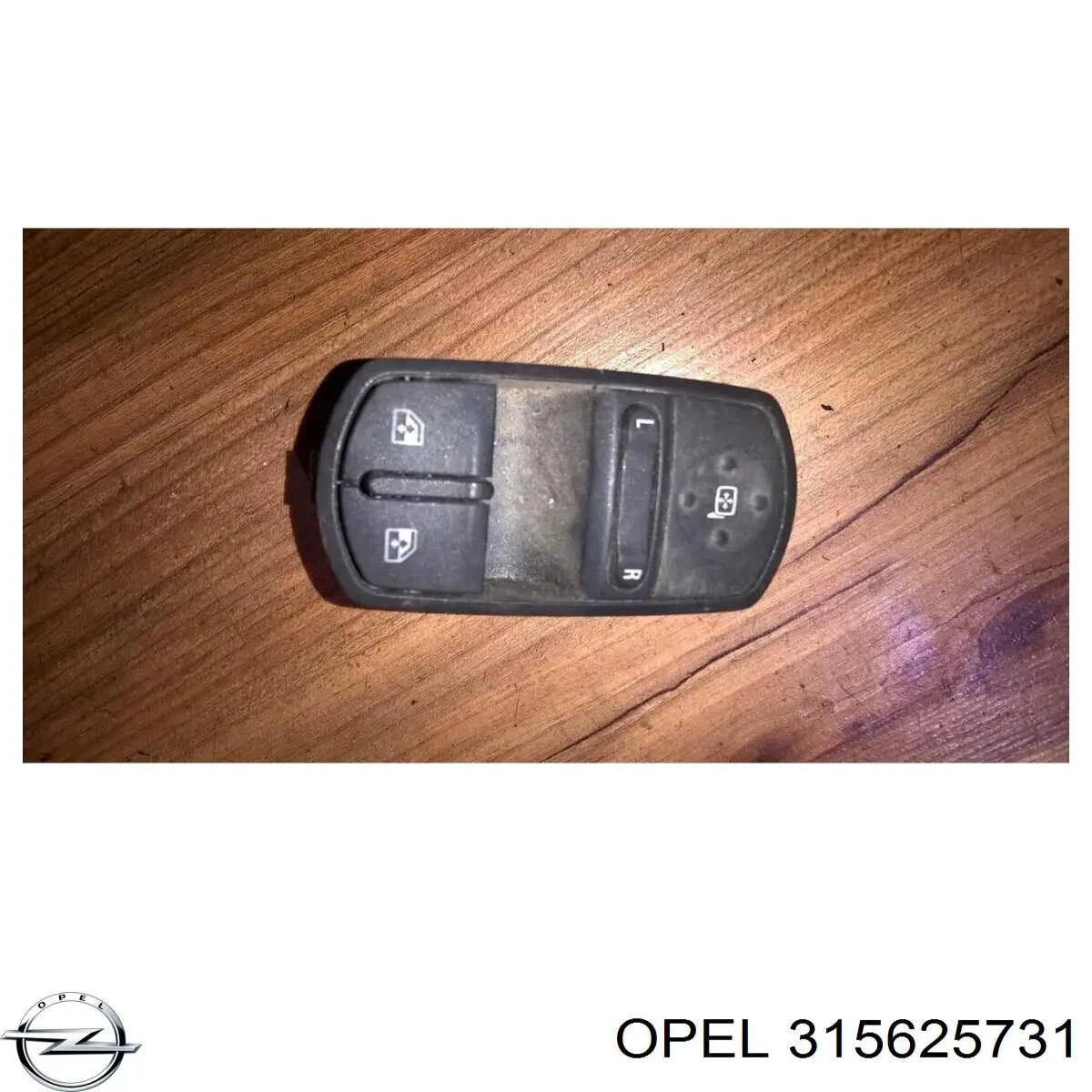 315625731 Opel Panel przyciskowy sterowania podnośnikiem szyby przedni lewy