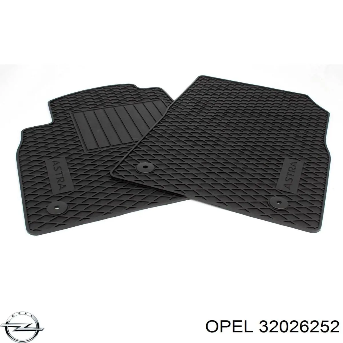 Dywaniki przód+tył, komplet 32026252 Opel