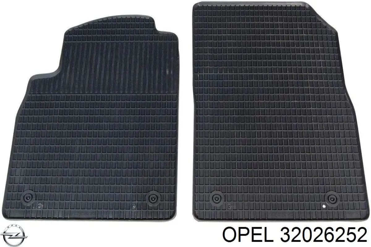  Dywaniki przód+tył, komplet Opel Astra 
