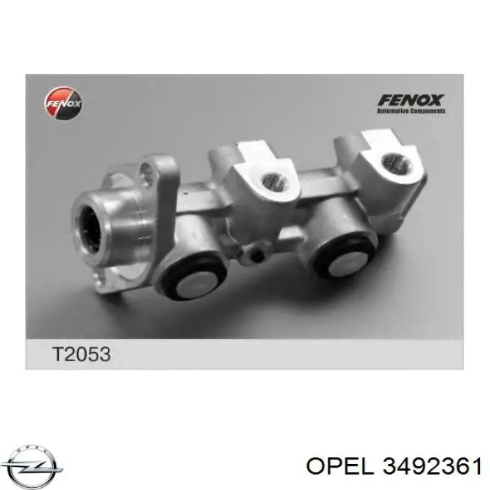 Główny cylinder hamulców Opel 3492361