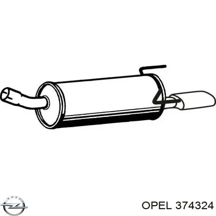 Do koszyka 374324 Opel Półoś napędowa przednia prawa