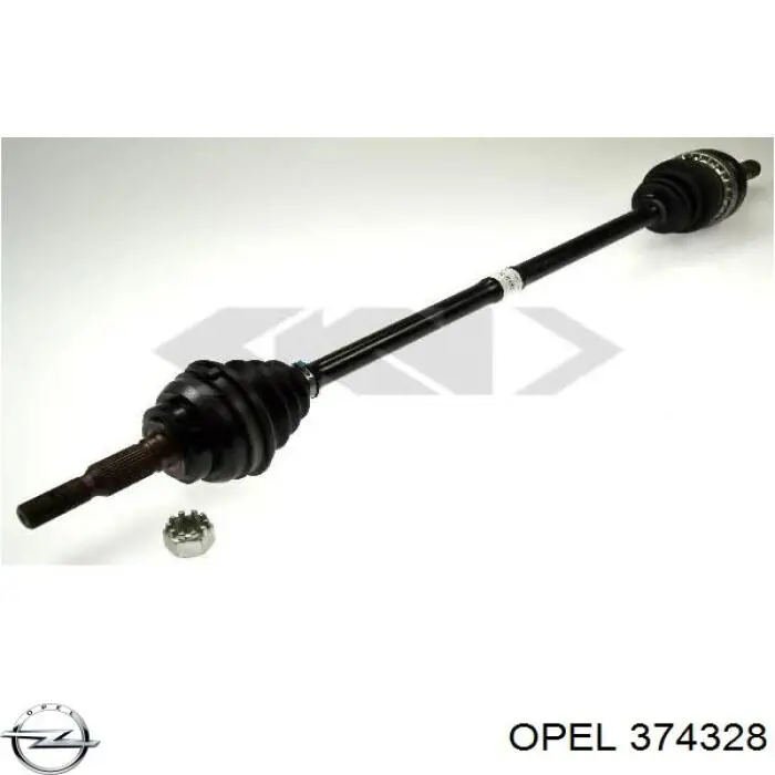 374328 Opel Półoś napędowa przednia prawa