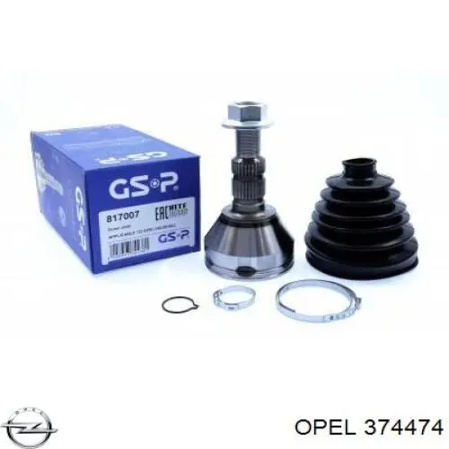 Półoś napędowa przednia prawa Opel Vectra C sedana (2002 - 2008) cena, od 83,63 USD