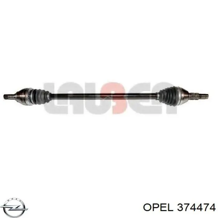 Do koszyka Półoś napędowa przednia prawa Opel Vectra C 