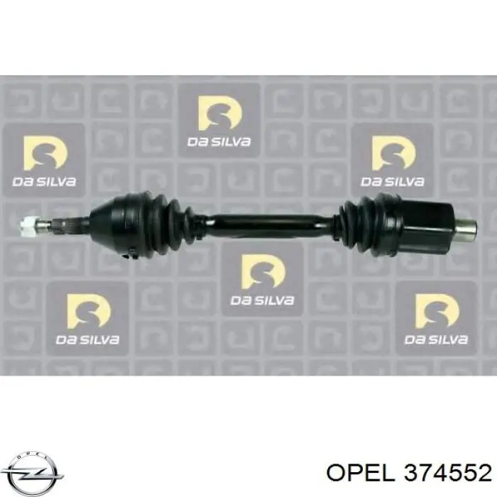 Półoś napędowa przednia prawa Opel 374552 cena, od 111,80 USD