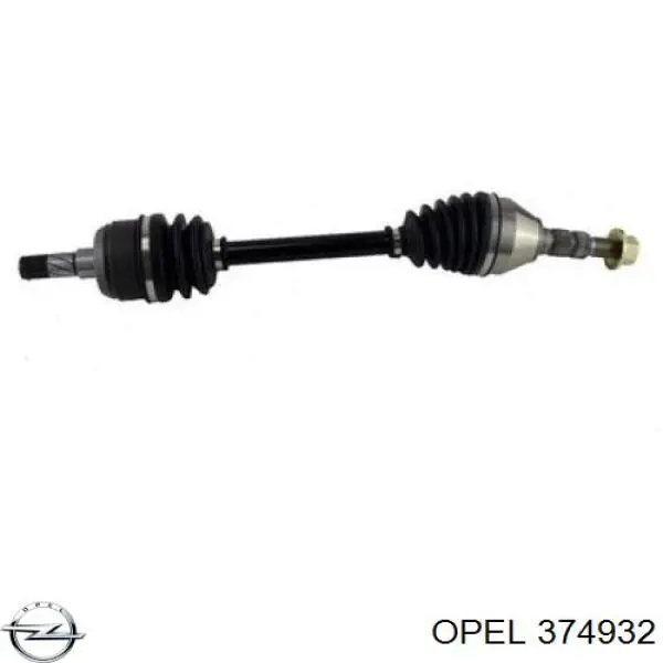 374932 Opel Półoś napędowa przednia lewa