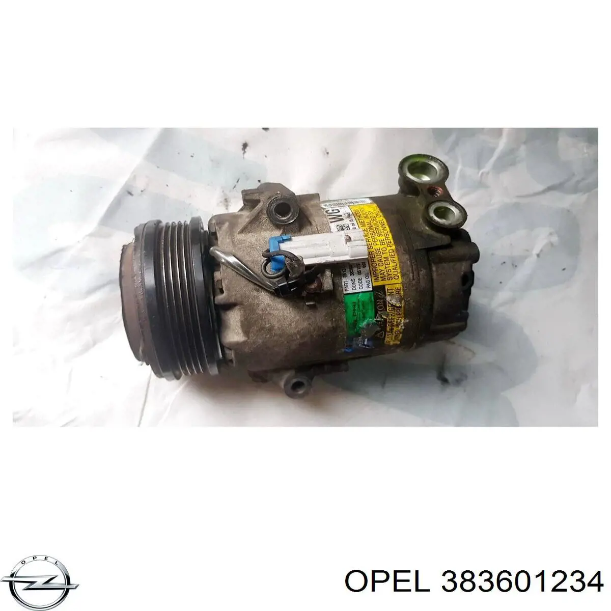 Sprężarka klimatyzacji Opel 383601234 cena, od 151,53 USD