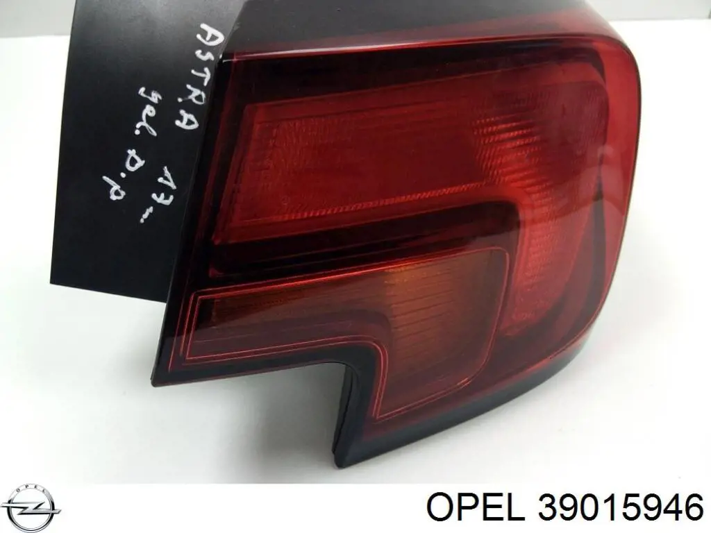 Lampa zespolona tylna prawa zewnętrzna Opel 39099017 cena, od 137,91 USD