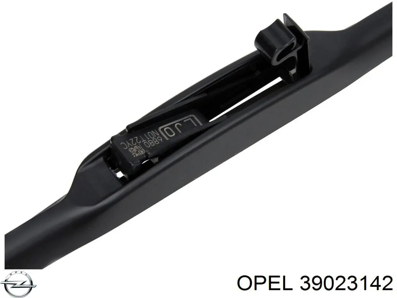 Do koszyka 39023142 Opel Pióro wycieraczki szyby przedniej, zestaw (2 szt.)