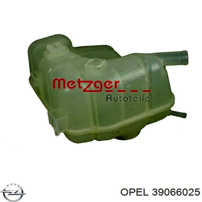 Do koszyka 39066025 Opel Zbiorniczek wyrównawczy układu chłodzenia