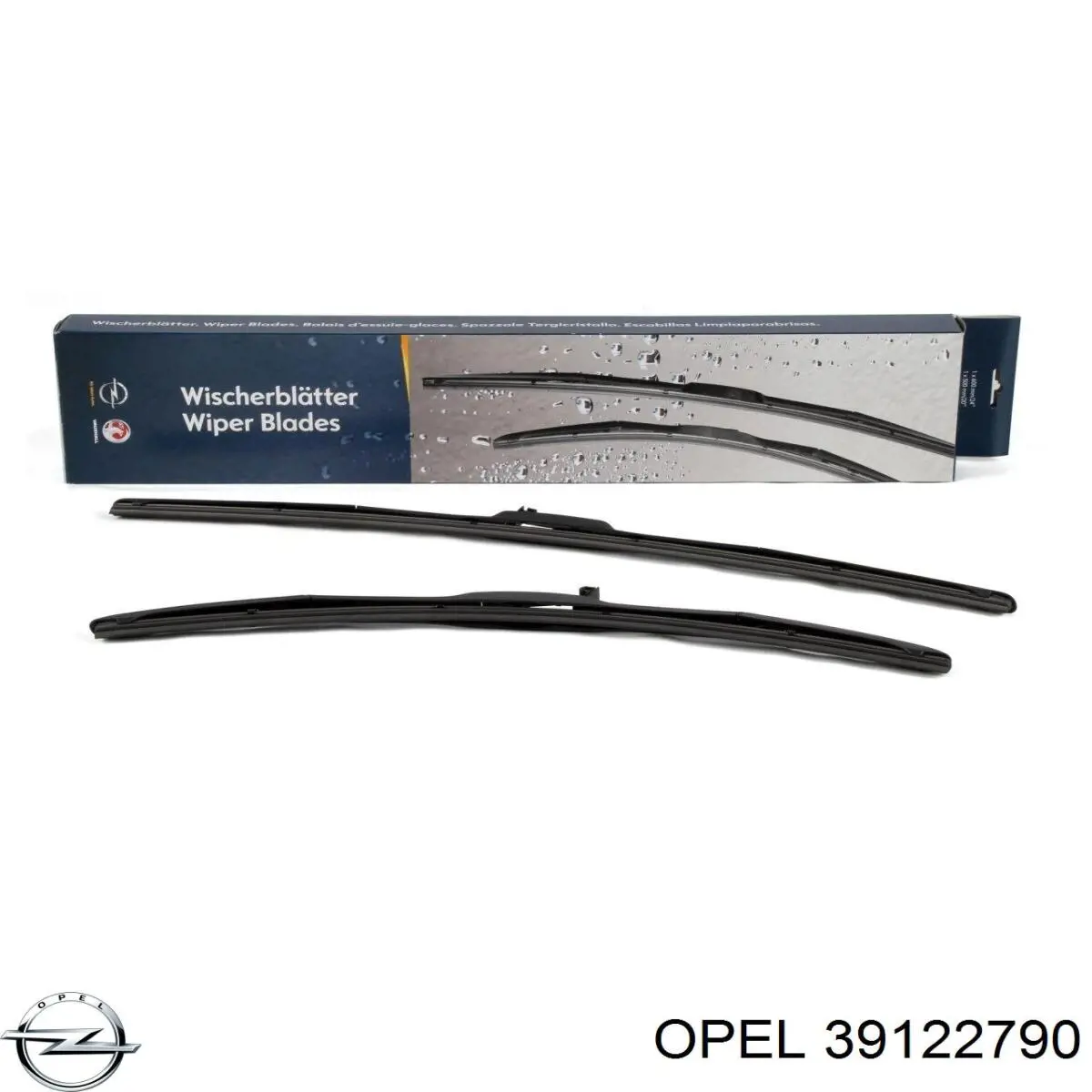 39122790 Opel Pióro wycieraczki szyby przedniej, zestaw (2 szt.)