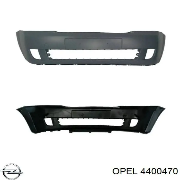 Do koszyka 4400470 Opel Zderzak przedni