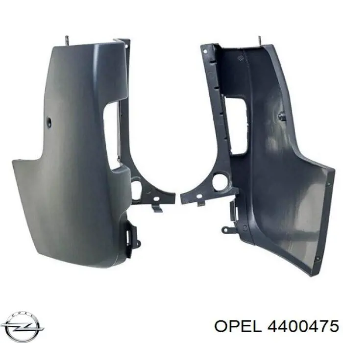 Zderzak tylny, lewa część Opel 4400475 cena, od 57,94 USD