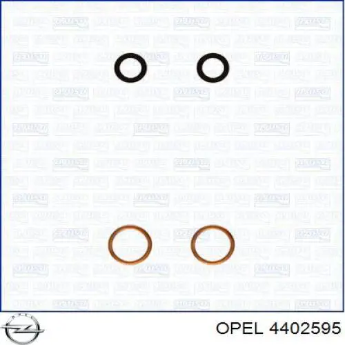 Uszczelka przewodu dopływu oleju do turbiny Opel 4402595 cena, od 4,67 USD