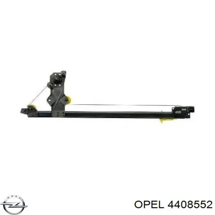 4408552 Opel Mechanizm podnoszenia szyby drzwi przednich lewych