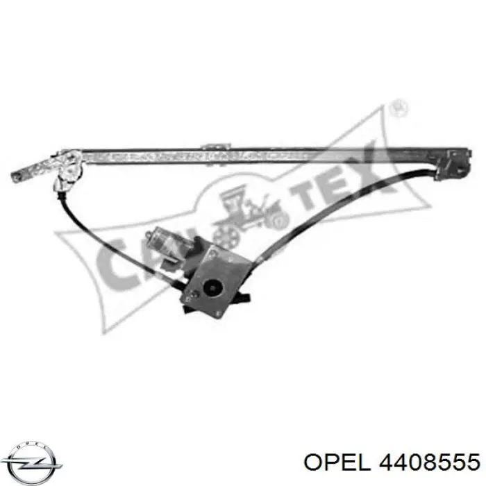 Mechanizm podnoszenia szyby drzwi przednich prawych Opel 4408555 cena, od 58,56 USD