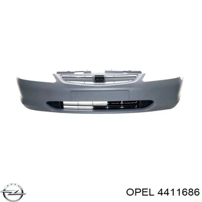 Do koszyka 4411686 Opel Zderzak przedni
