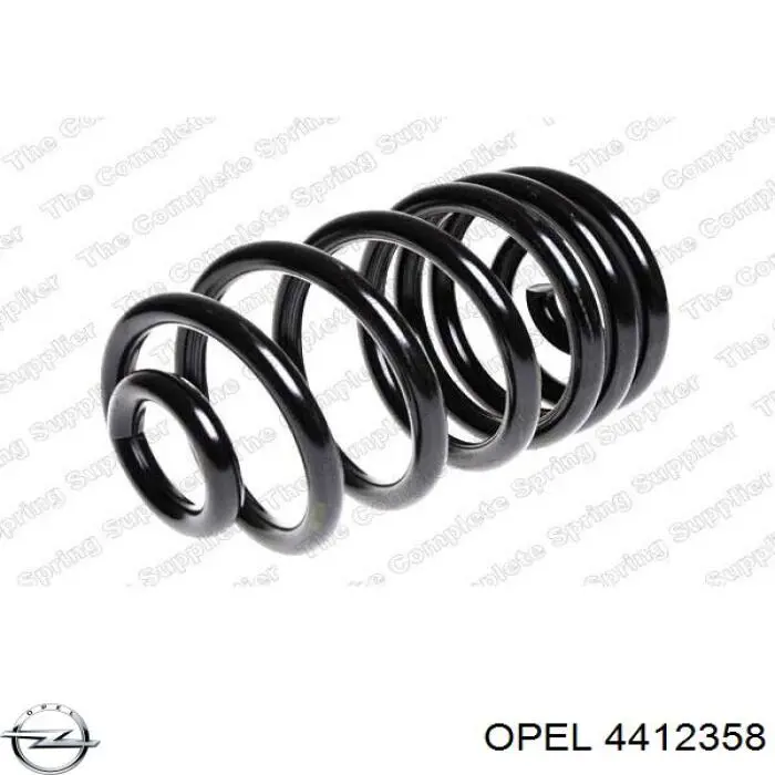 Sprężyna tylna 4412358 Opel