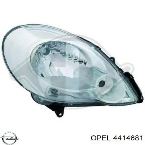 Do koszyka 4414681 Opel Silniczek wycieraczki szyby przedniej