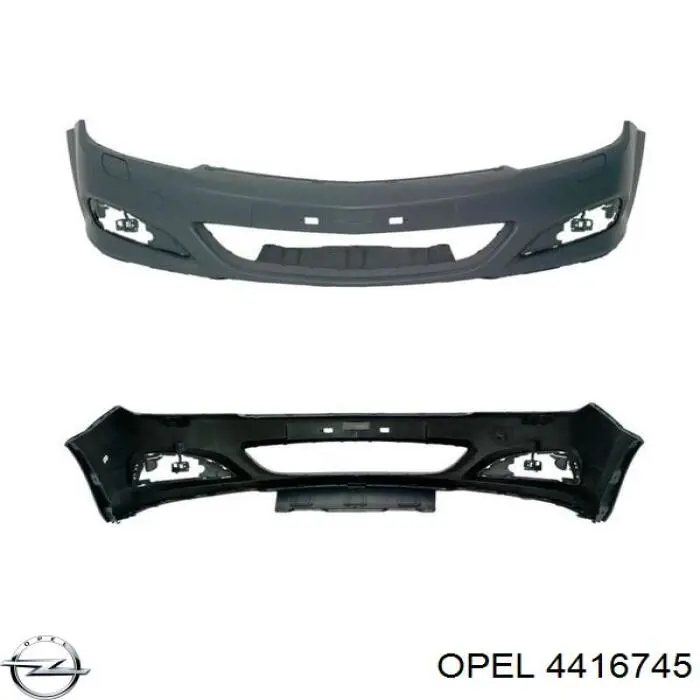 Do koszyka 4416745 Opel Zderzak przedni