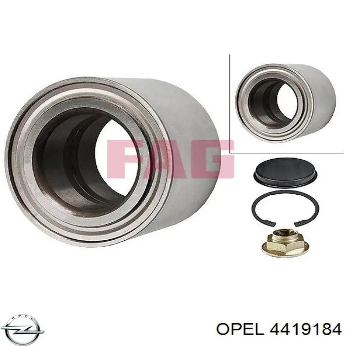 4419184 Opel Lożysko piasty tylnej