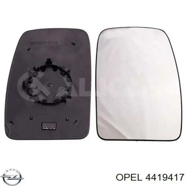 Do koszyka 4419417 Opel Wkład lusterka wstecznego prawego