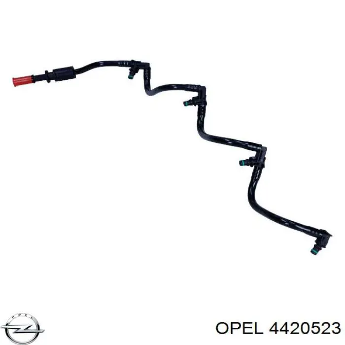 Rurka paliwa, zwrotna od wtryskiwaczy Opel 4420523 cena, od 25,40 USD