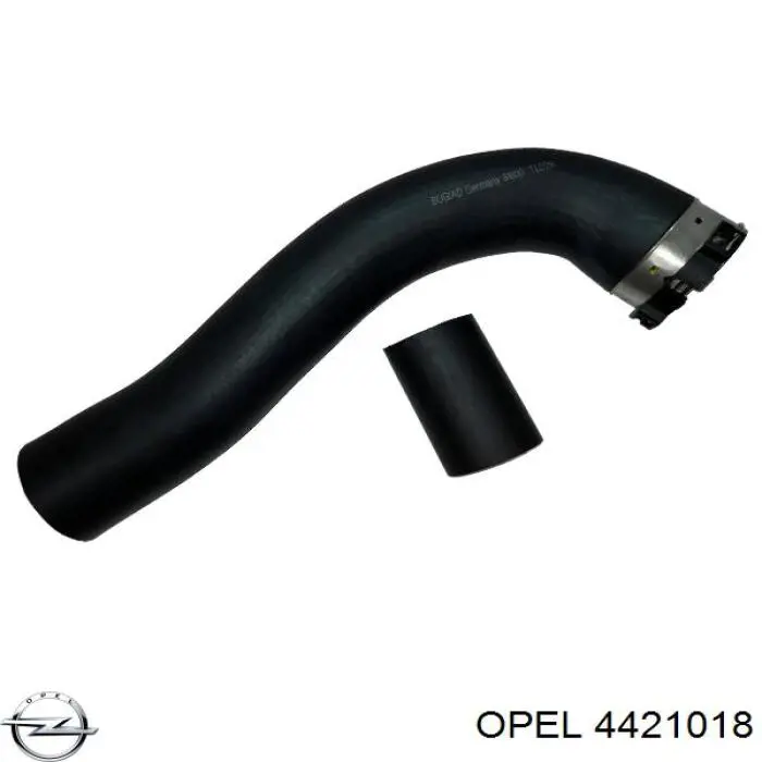 Przewód (króciec) intercoolera Opel 4421018 cena, od 55,08 USD