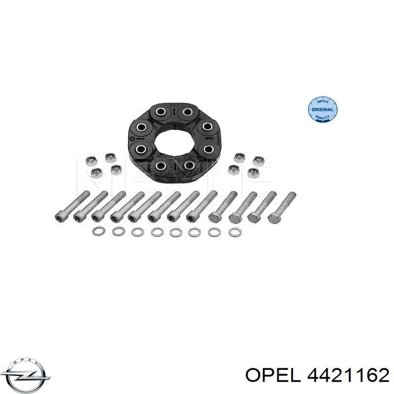 Do koszyka 4421162 Opel Przegub elastyczny wału przedni