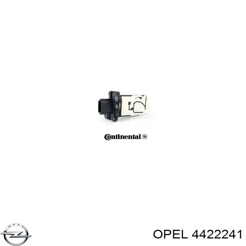 Czujnik przepływu powietrza, przepływomierz powietrza M.A.F. Opel 4422241 cena, od 76,66 USD