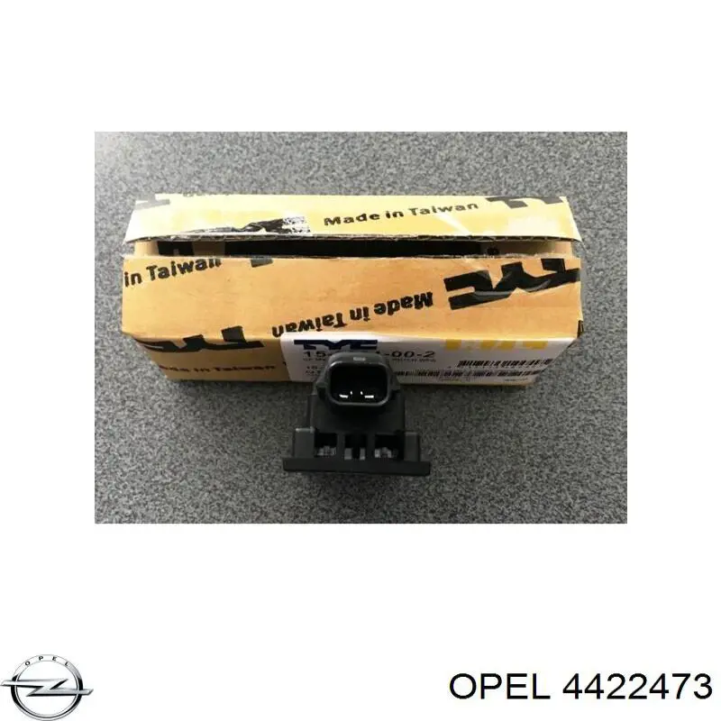 4422473 Opel lampa oświetlenia tylnej tablicy rejestracyjnej