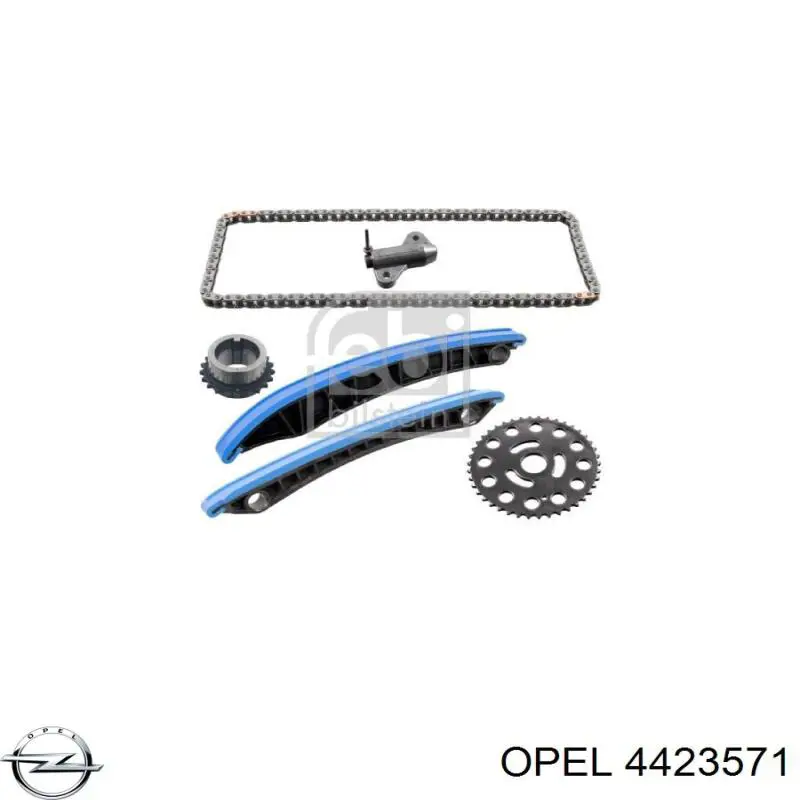 Łańcuch rozrządu, zestaw Opel 4423571 cena, od 140,36 USD