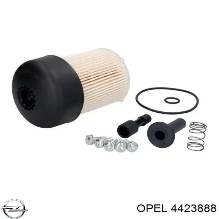 Filtr paliwa Opel 4423888 cena, od 16,28 USD