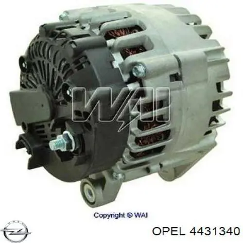 Alternator 4431340 Opel