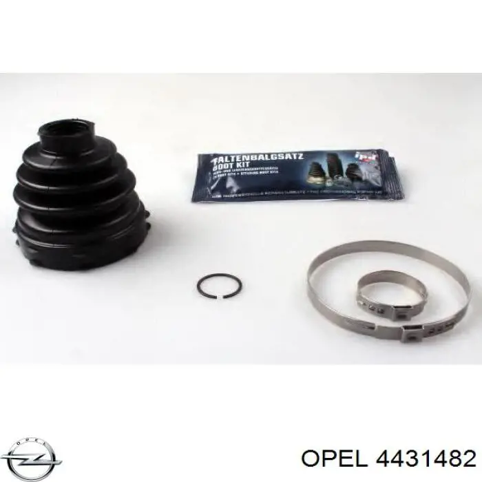 Do koszyka 4431482 Opel Osłona przegubu homokinetycznego półosi przedniej wewnętrzna