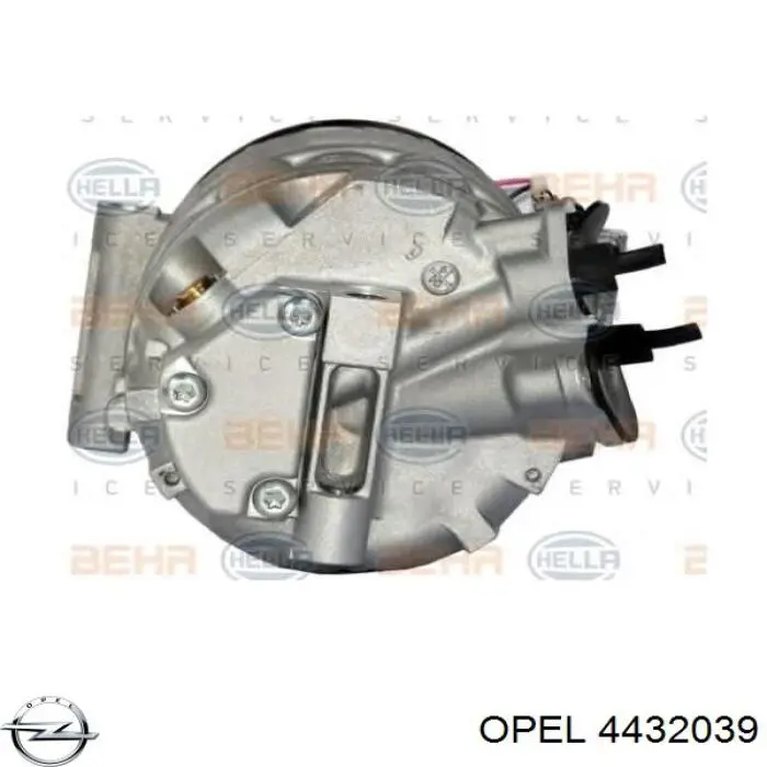 Sprężarka klimatyzacji Opel 4432039 cena, od 189,75 USD