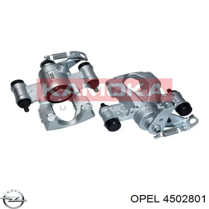 Do koszyka 4502801 Opel Zacisk hamulcowy tylny lewy