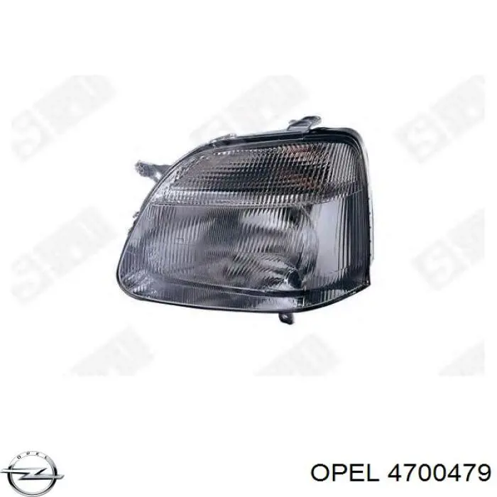 Do koszyka 4421126LLDEM Depo/Loro Reflektor lewy